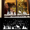 Christmas Wall Sticker Window Stickers Removable Decal Home Decor