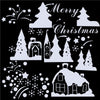 Christmas Wall Sticker Window Stickers Removable Decal Home Decor