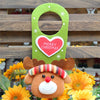 Christmas Decoration Door Ornament Adorable Hanging Ornament Santa Claus Reindeer Snowman Holiday Decoration