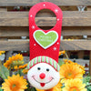 Christmas Decoration Door Ornament Adorable Hanging Ornament Santa Claus Reindeer Snowman Holiday Decoration