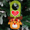 Christmas Decoration Door Ornament Adorable Hanging Ornament Santa Claus Reindeer Snowman Holiday Decoration