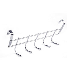 5 hook bold stainless steel cabinet back hook home