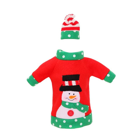 Champagne Wine Bottle Cover Home Party Table Decorations Christmas Decoration