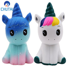 Jumbo Kawaii Colorful Galaxy Unicorn Squishy Doll